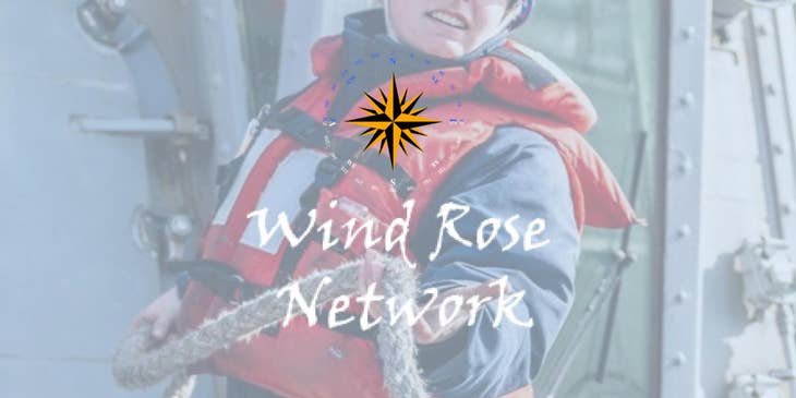 Logo de Wind Rose Network.