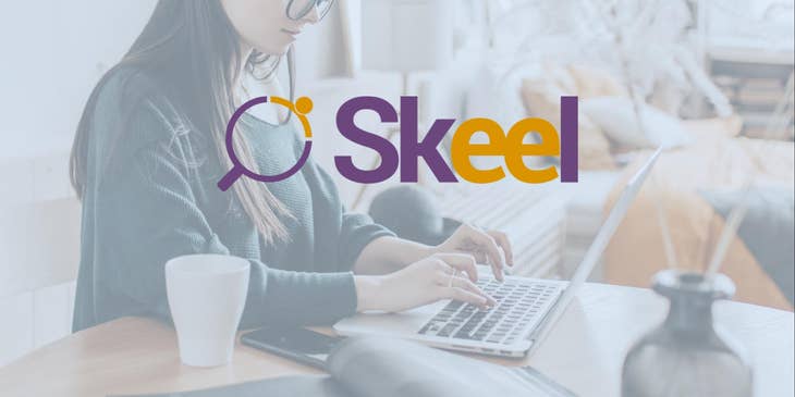 Logotipo da Skeel.