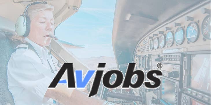 Avjobs logo.
