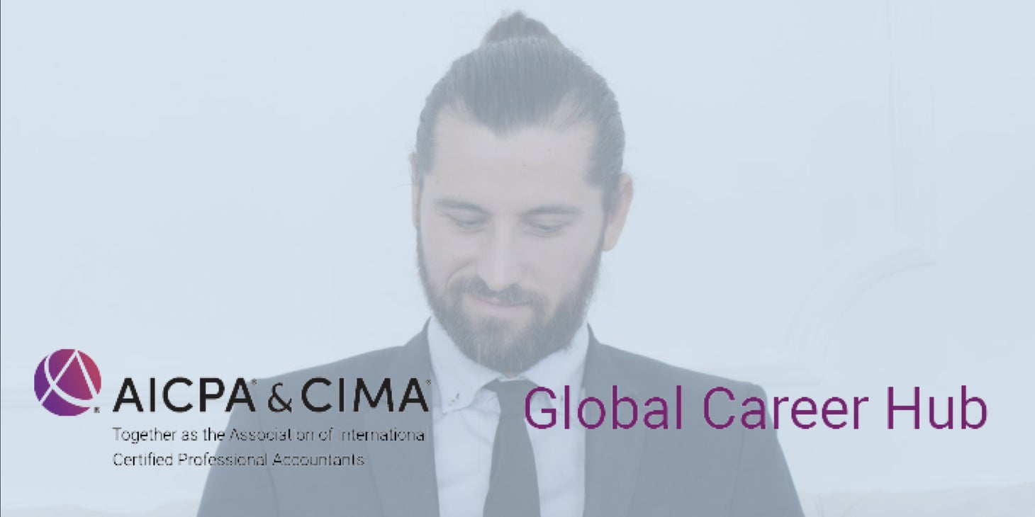 AICPA & CIMA Global Career Hub logo.