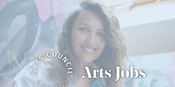 Arts Jobs logo.