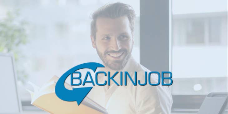 Logo von backinjob.de.