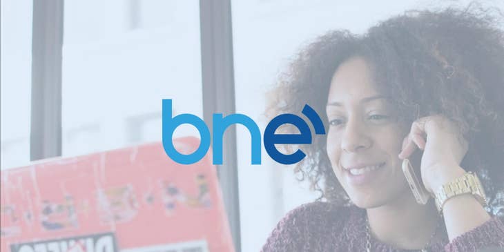 Logotipo do BNE.