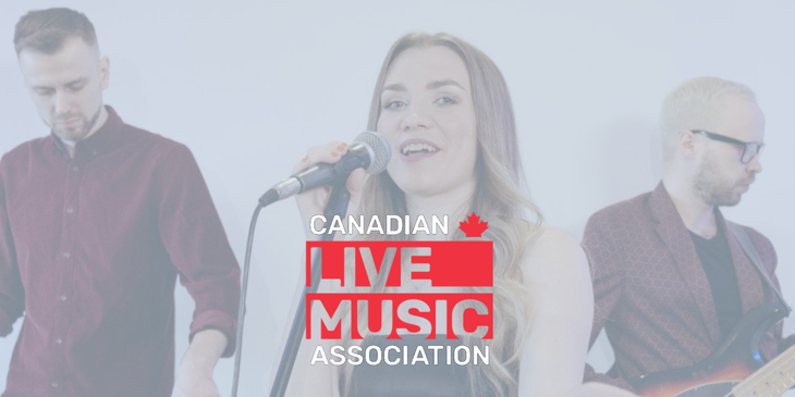 Canadian Live Music Association logo.