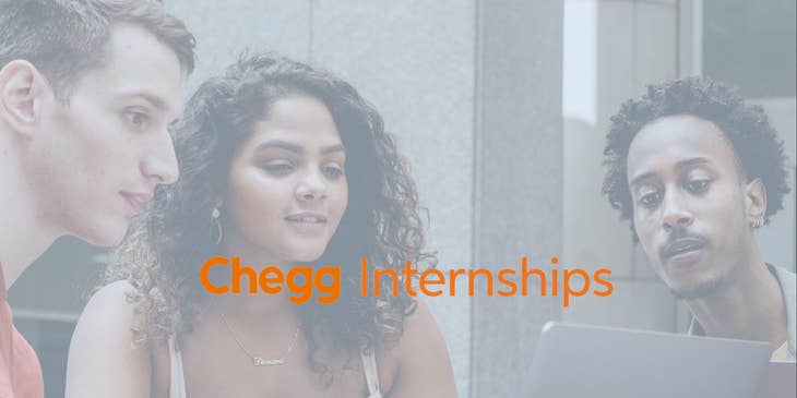 Chegg Internships logo.