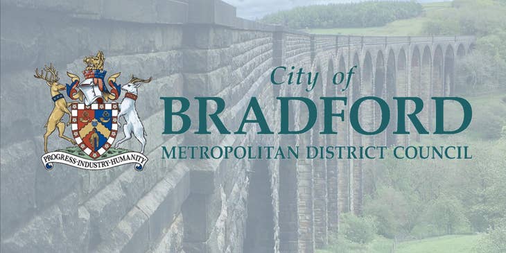 City of Bradford, West Yorkshire logo.