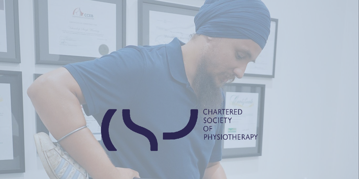 Chartered Society of Physiotherapy logo.