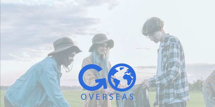 Go Overseas Job Board logo.