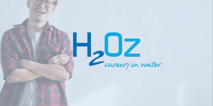 H2Oz Careers in water Logo.