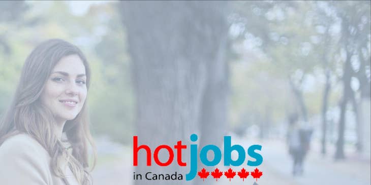 Hot Jobs in Canada logo.