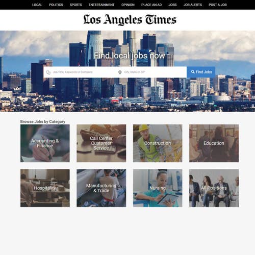 Los Angeles Times Job Listings