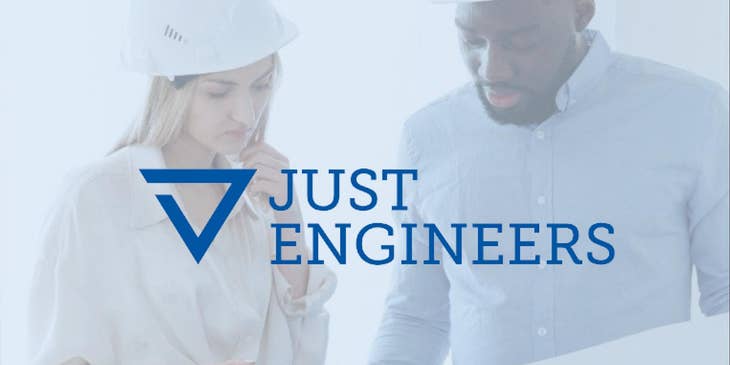 Just Engineers logo.