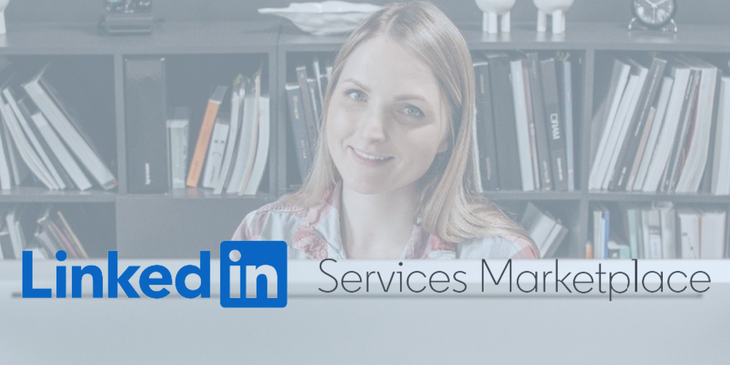 LinkedIn Services Marketplace logo.