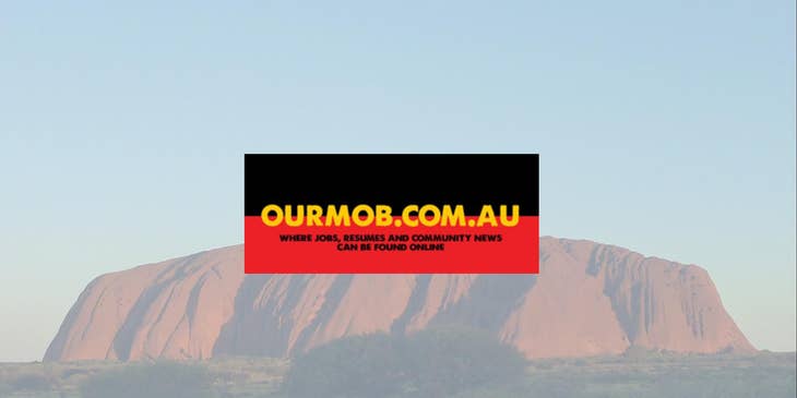 Ourmob.com.au logo.