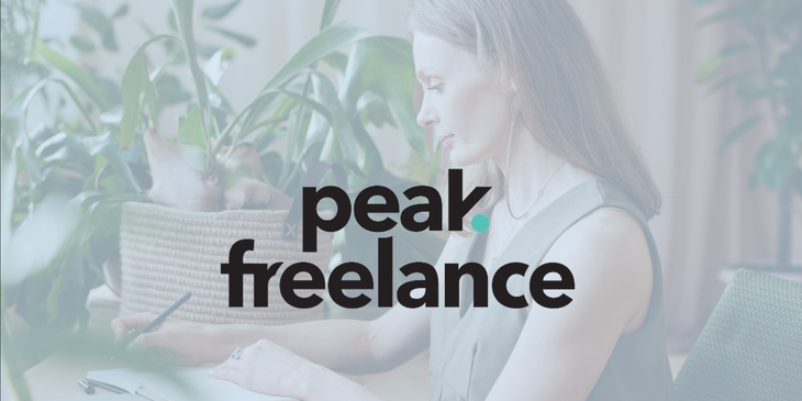 Peak Freelance logo.