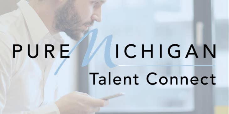 Pure Michigan Talent Connect logo.