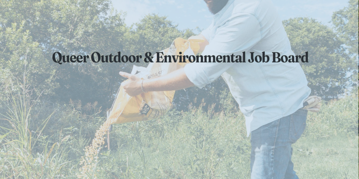 Queer Outdoor & Environmental Job Board logo.