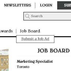 Quill & Quire Job Board