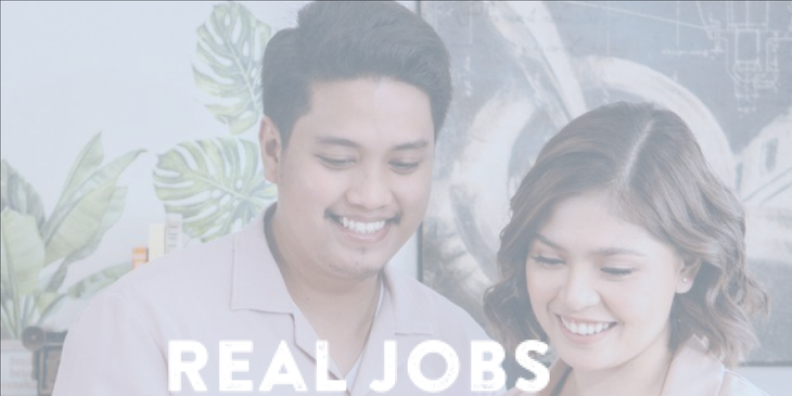 Real Jobs Hawaii logo.