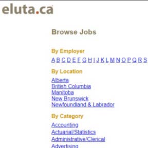 Eluta Jobs Toronto