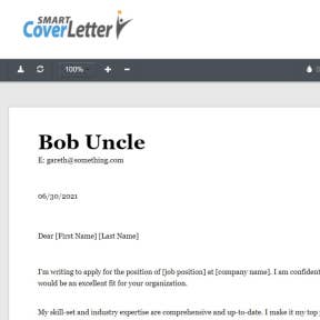 Smartcoverletter