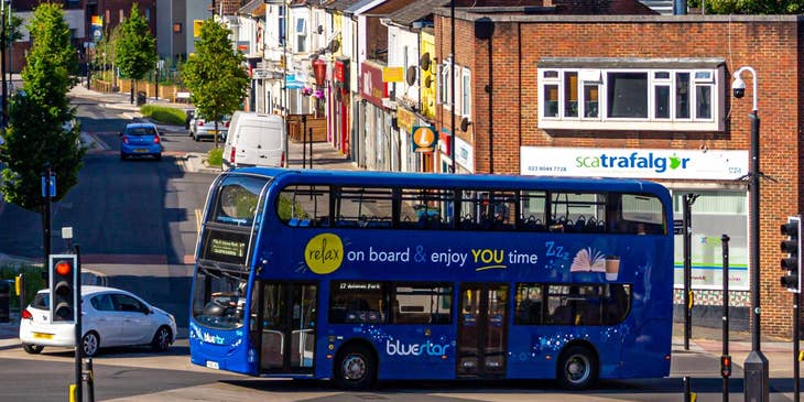 A view of the city of Woolston in Southampton, U.K.