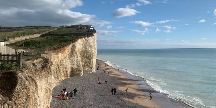 Seven Sisters Cliff, Sussex, England, U.K.