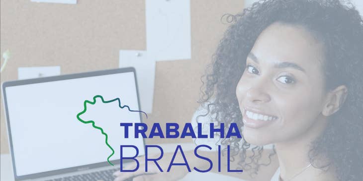 Logotipo do Trabalha Brasil.