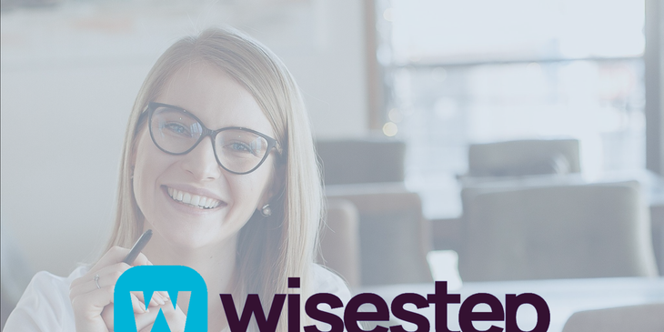 Wisestep logo.