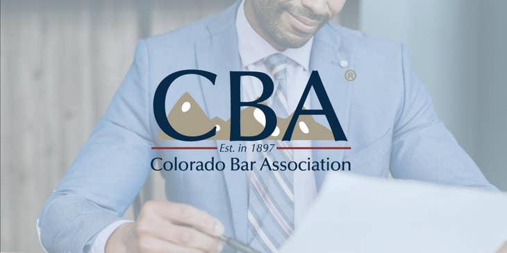 Colorado Bar Association logo.