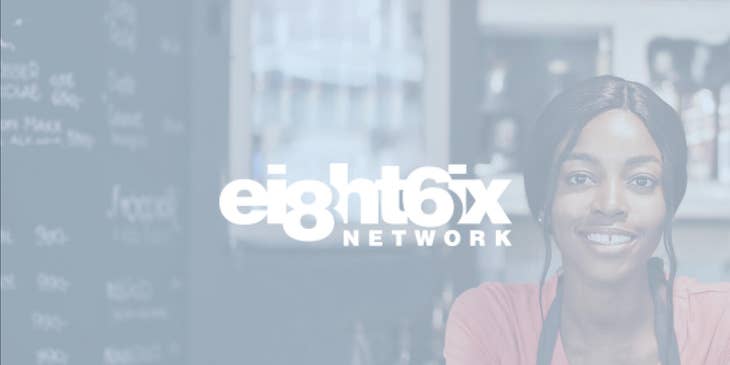 EightSix Network logo.