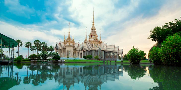 Thai architecture and scenery.