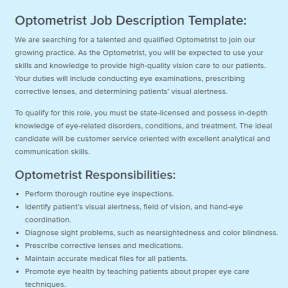 How To Hire An Optometrist